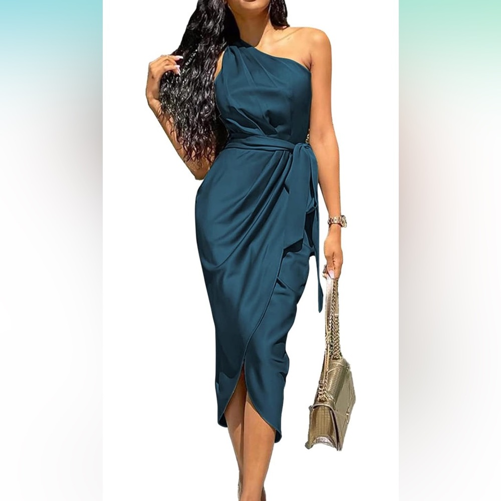 NWT! Teal Midi Dress